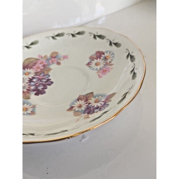 Colclough Bone China Tea Cup & Saucer (8238) Daisies - 1950's - Picture 9 of 13